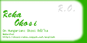 reka okosi business card